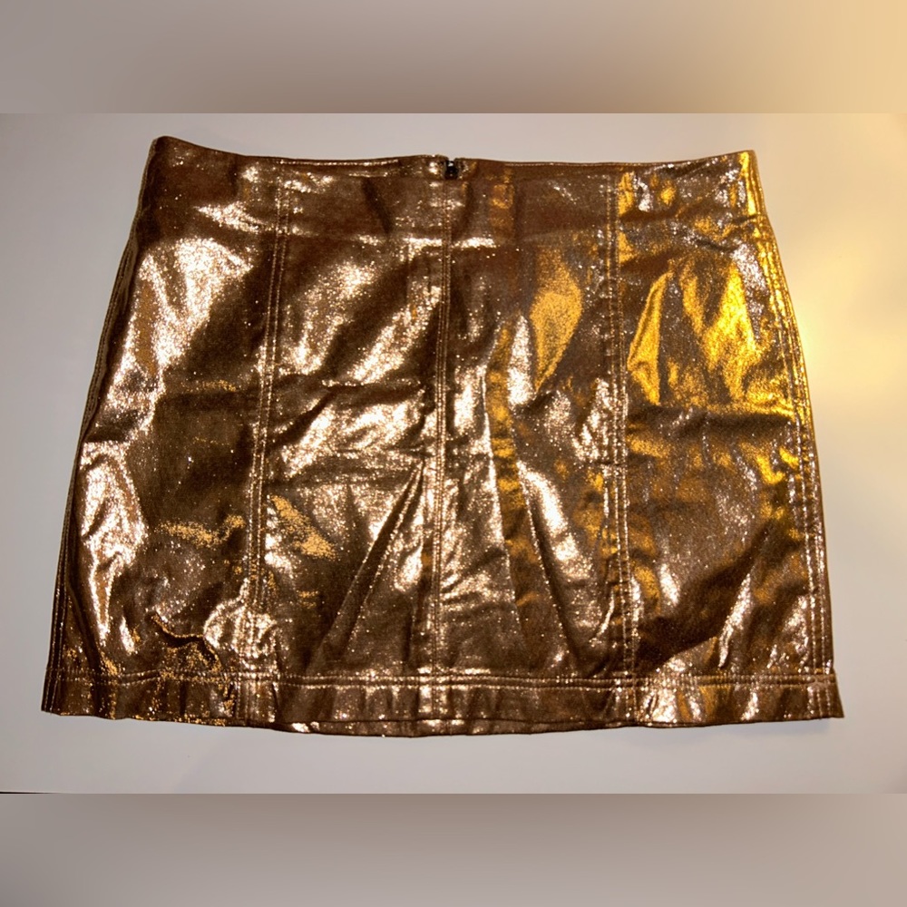 Wild Fable Gold Party Skirt WORN ONCE